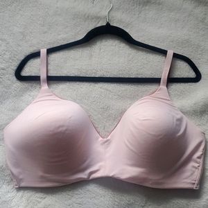 CALVIN KLEIN | Pink Bra Womens XL Comfort Classic No Wire Bra Lightweight
